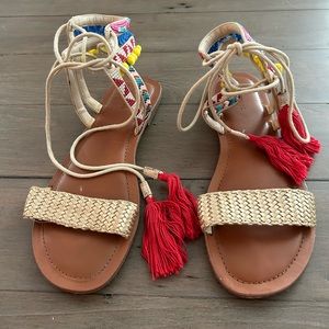 Fiesta Tie Up Sandals